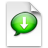 iChat Green Transfer Icon 48x48 png